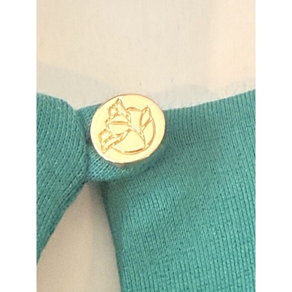 NEW Draper James Sleeveless Knot-Waist Midi Dress Black & Green Size XL Pockets - Picture 11 of 17